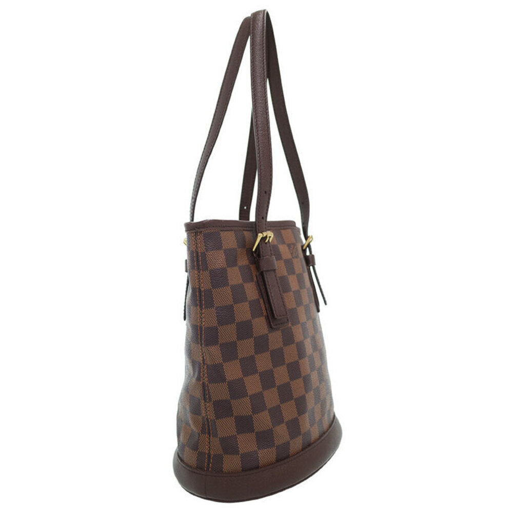 Louis Vuitton Bag Brown Marais Damier Ebene Bucket